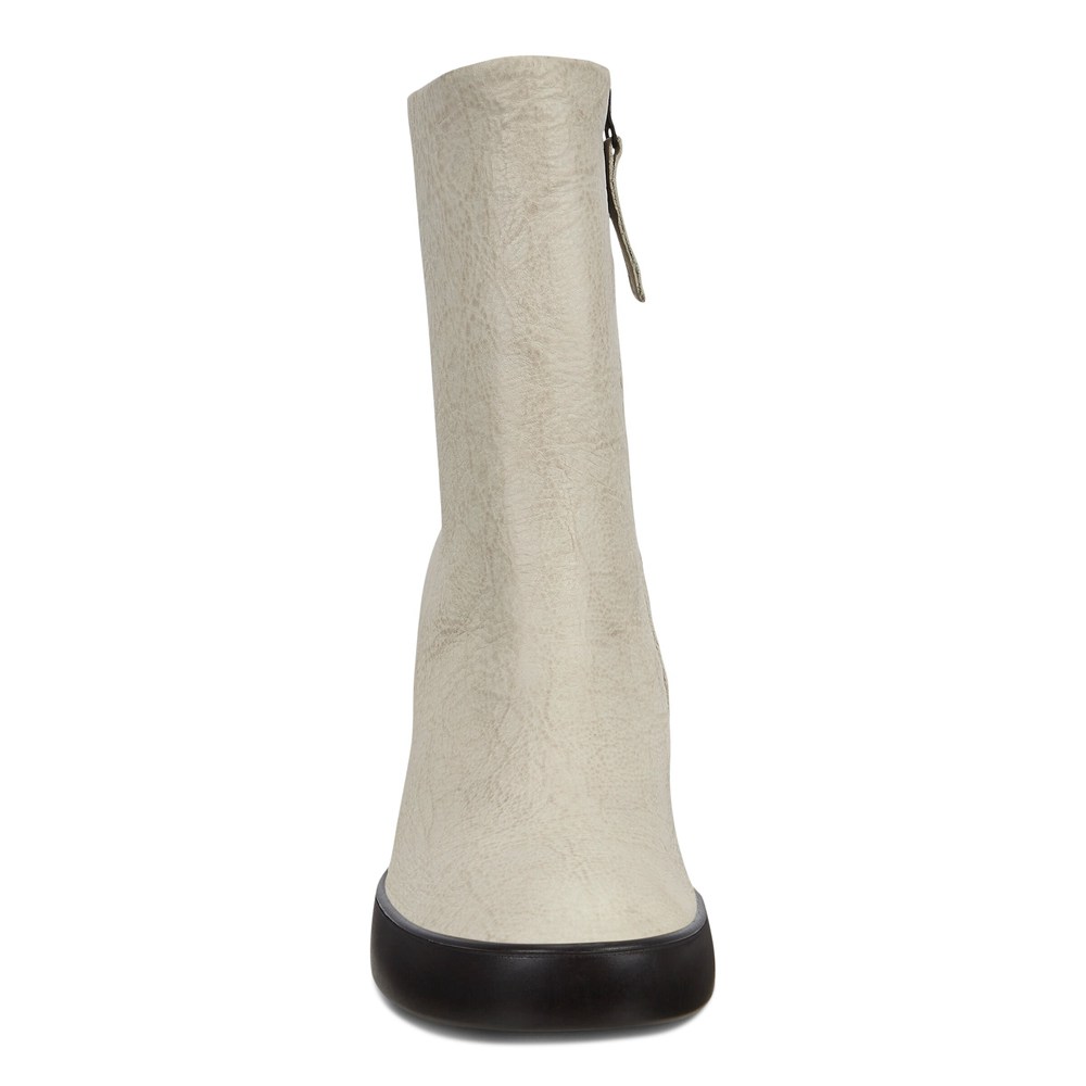 Womens Boots - ECCO Shape Sculpted Motion 75 Mid-Cut - White - 4123NSMWV